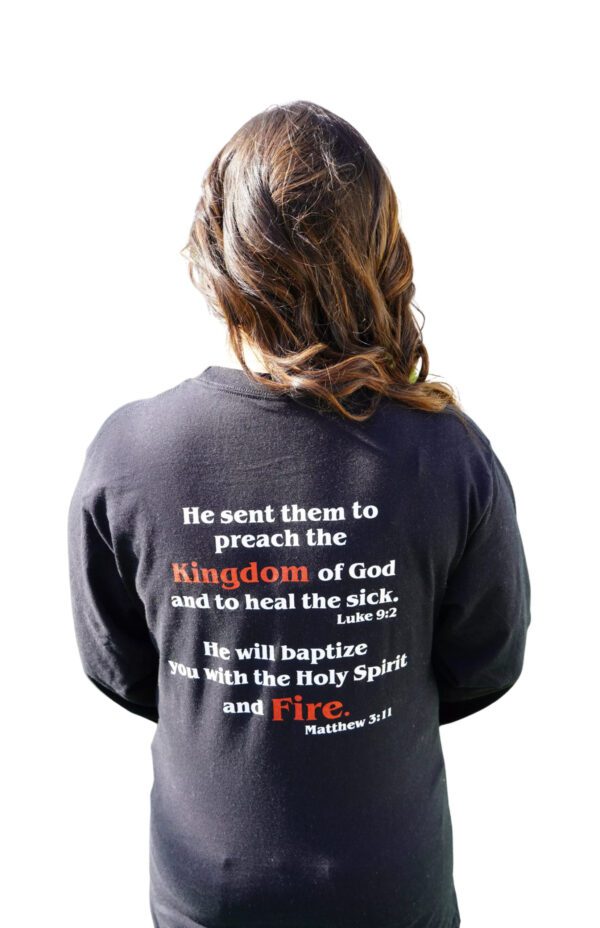 Kingdom Fire | Black Long Sleeved Shirt - Image 2