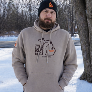 Kingdom Fire “Set My Face Like Flint” Hoodie